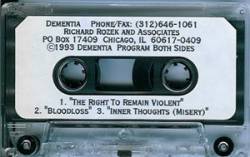 Dementia (USA-1) : Demo 1993